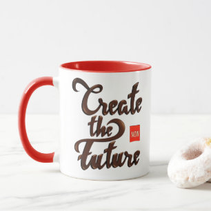Créer l'avenir maintenant - Citation Vintage Mug