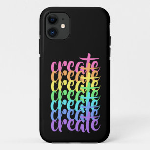 "Créer" Rainbow iPhone 11 Coque