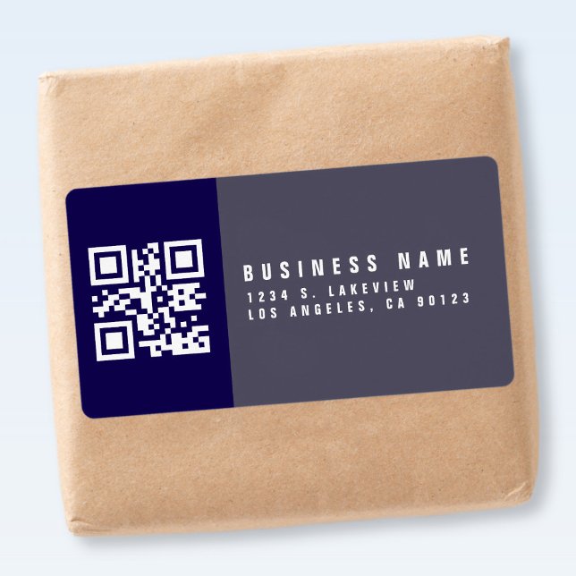 Créer un code QR analysable | Adresse de retour mo (Créateur téléchargé)