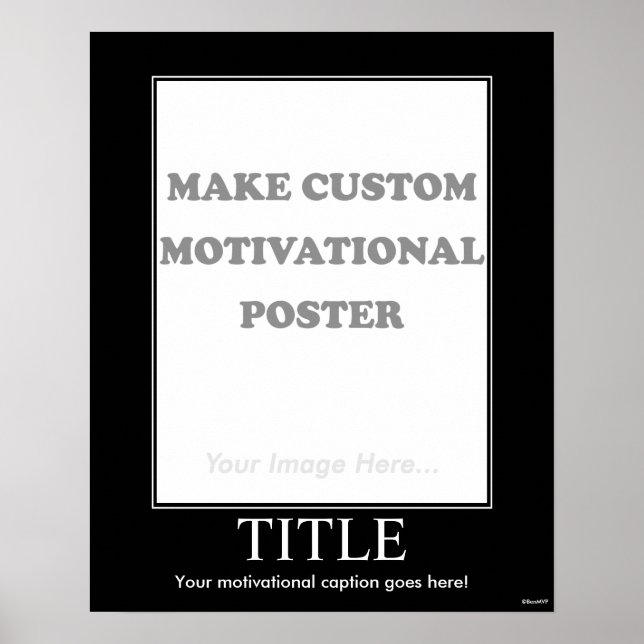 Créer une affiche de motivation personnalisée (Por (Devant)