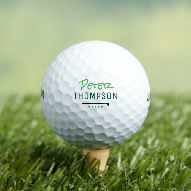 Créer une balle de golf de nom vert personnalisé (T-shirt Insitu)