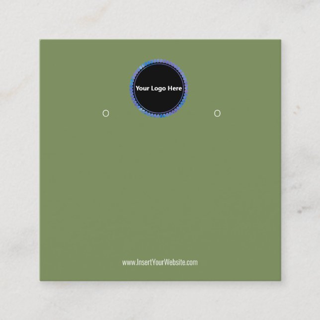 Créer votre carte d'affichage d'écoute de logo per (Devant)