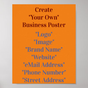 Créer votre propre affiche d'entreprise