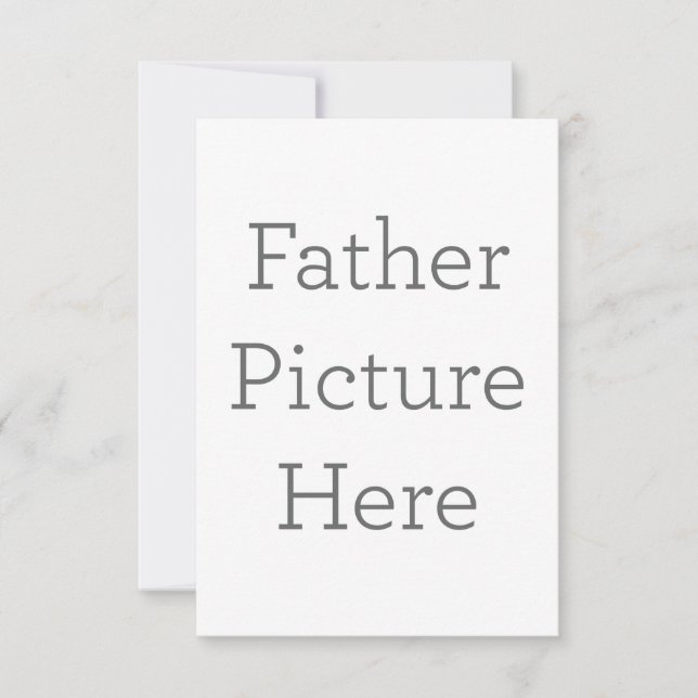 Carte de remerciements simple 8,9 cm x 12,7 cm (Devant)