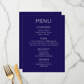 Créer votre propre menu personnalisé