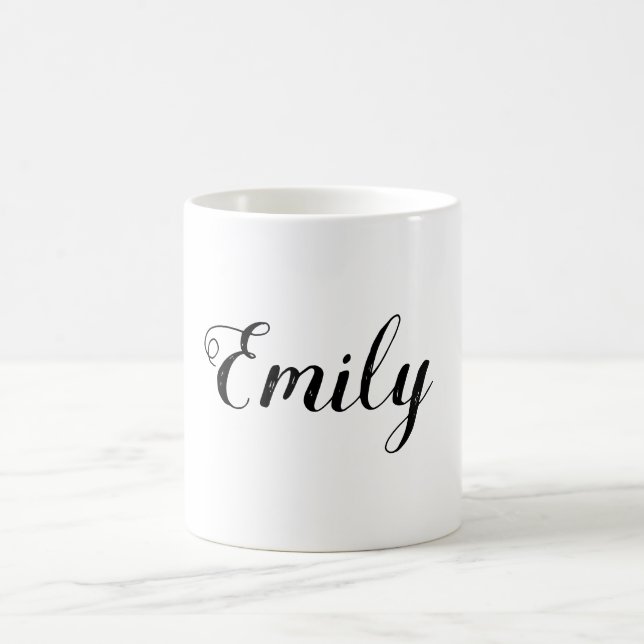 Créer votre propre nom Mug | Blanc (Centre)