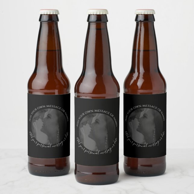 Créer votre propre photo Bière Mariage Étiquette d (Bouteilles)