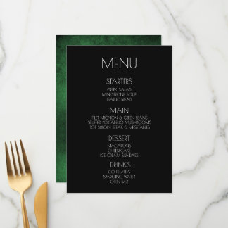 Créer votre propre - Vert - Texture détendue Menu