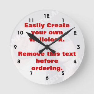 Créez facilement votre propre horloge murale perso