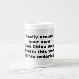 Créez facilement votre propre photo Bone China mug