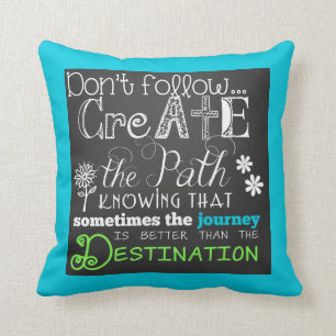 Créez le coussin de motivation de chemin