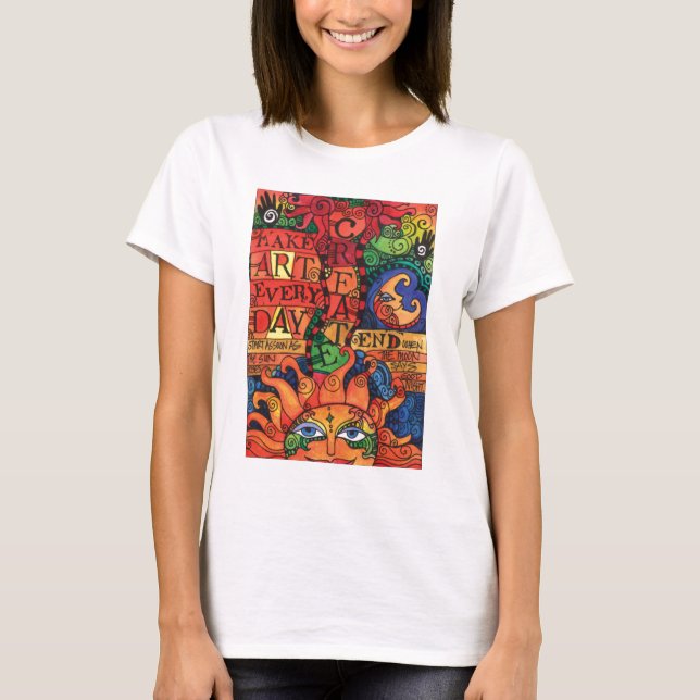 Créez le T-shirt d'art pour des artistes (Devant)