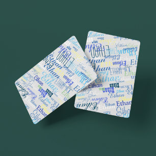 Créez un jeu de cartes avec votre propre nom