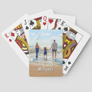 Créez vos cartes à jouer photo avec nom personnali