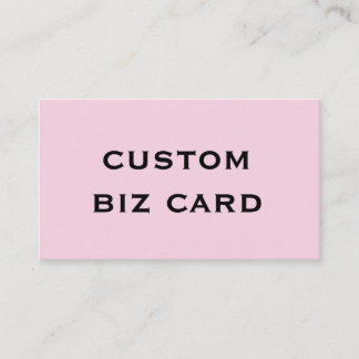 CRÉEZ VOS CARTES DE VISITE EN ROSE