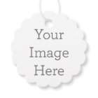 Créez vos étiquettes cadeaux à bordures dentelées