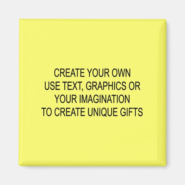 Créez vos propres aimants de réfrigérateur (Devant)