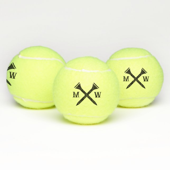 Créez vos propres balles de tennis Monogram person (Multiple)