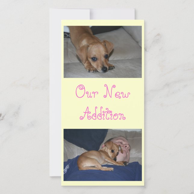 Créez vos propres Cartes photos (Devant)