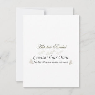 Créez vos propres invitations de mariage 4,25" x