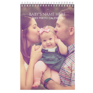 Créez vos propres photos de bébé 2025 Calendrier