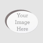 Créez votre aimant ovale de voiture 8,9 x 6,3 cm