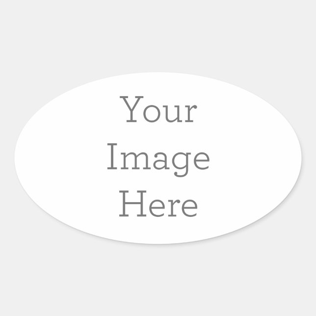 Créez votre  autocollant ovale (Devant)