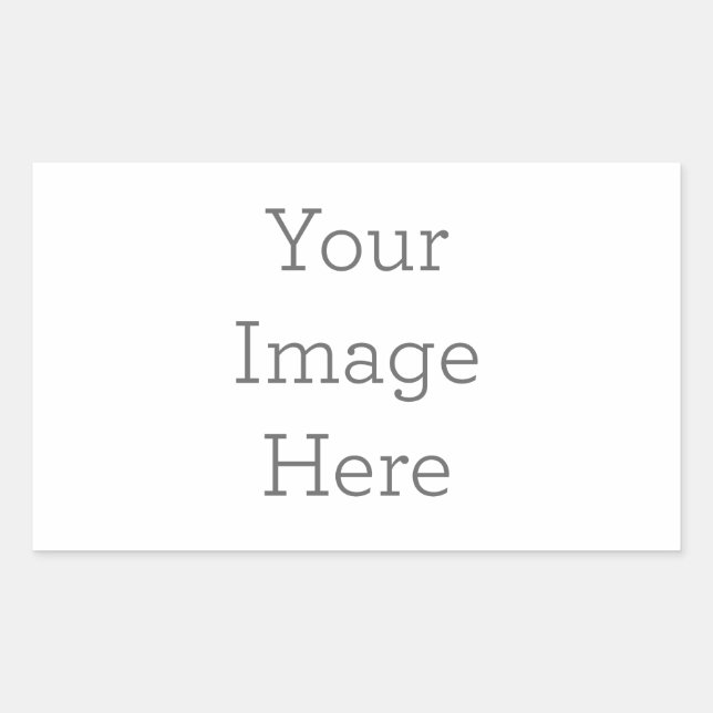 Créez votre  autocollant rectangulaire (Devant)