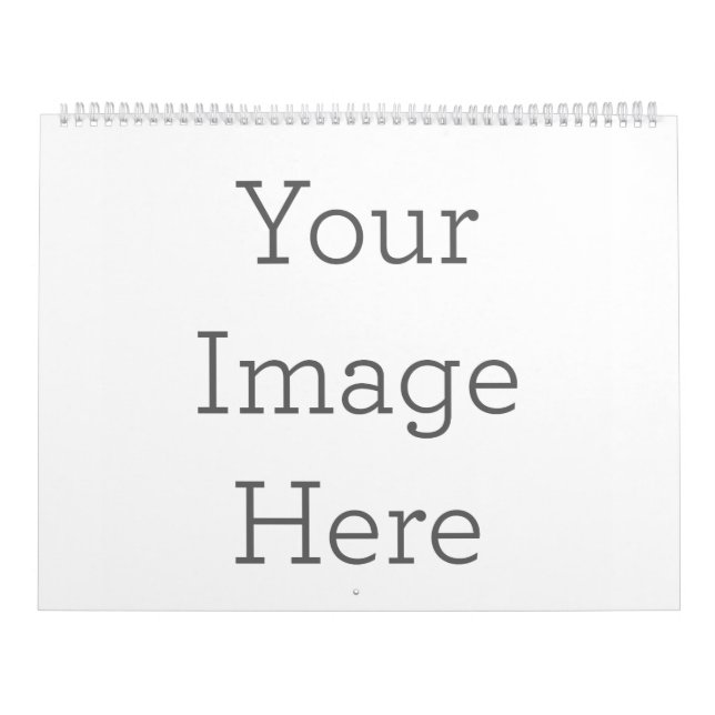 Calendrier double page Grand, Blanc (Protection)