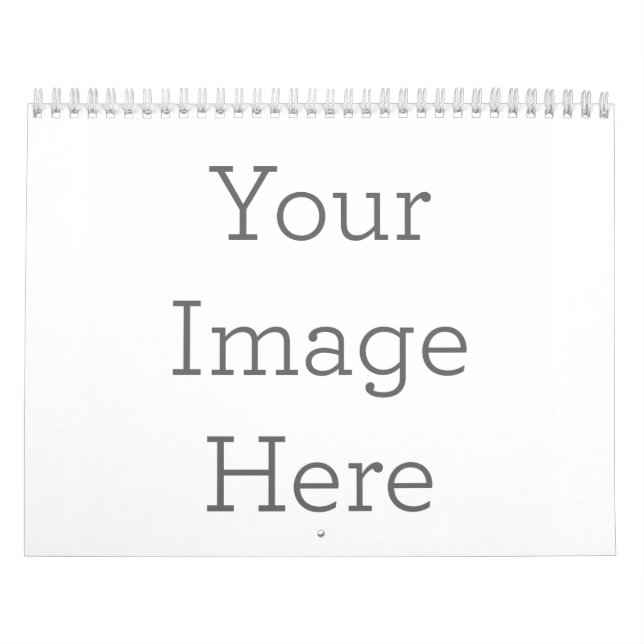 Calendrier double page Moyen, Blanc (Protection)