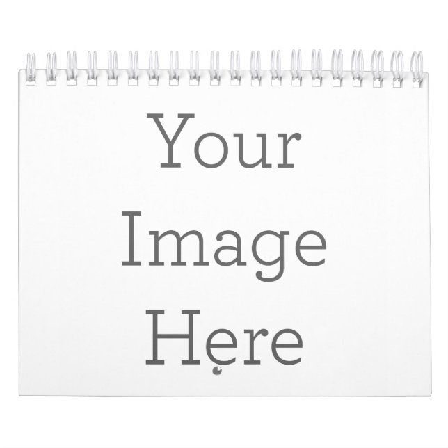 Calendrier double page Petit, Blanc (Protection)