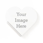 Créez votre carnet spirale coeur couverture souple