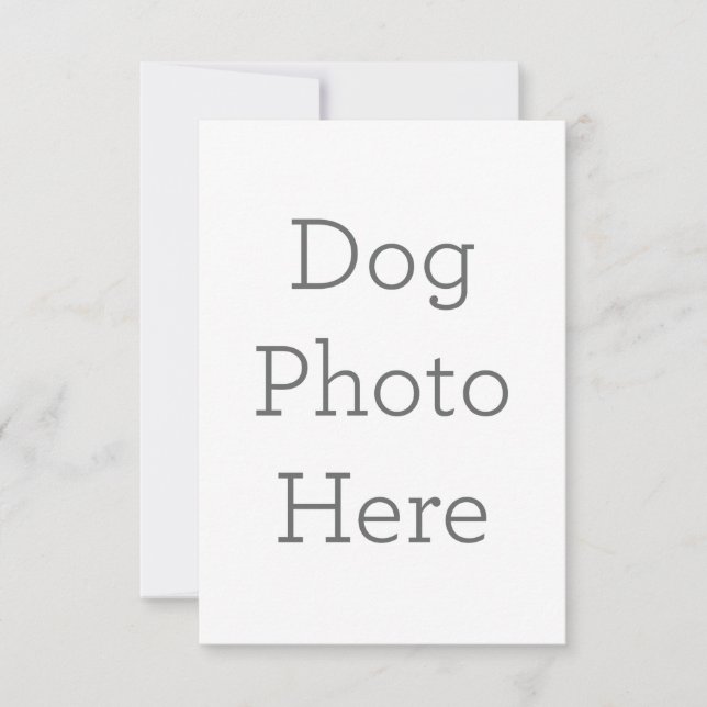 Carte de remerciements simple 8,9 cm x 12,7 cm (Devant)