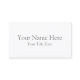 Créez votre carte de visite standard