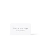 Créez votre  carte de visite standard