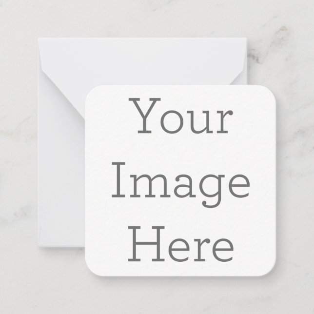 Carte de correspondance simple 6,3 cm x 6,3 cm (Devant)