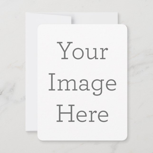 Créez votre carte mate arrondie de 10,8 x 14 cm (Devant)