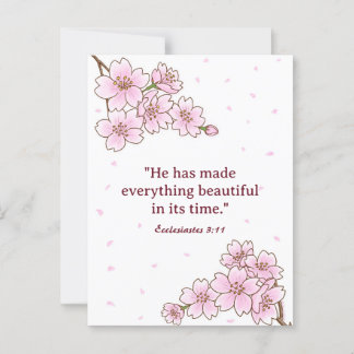 Créez votre carte postale florale d'art biblique d