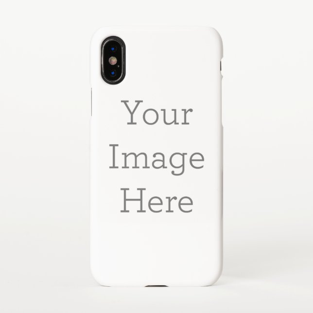 iPhone X Mince Case, Brillante (Dos)