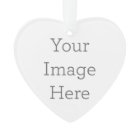 Créez votre ornement en forme de coeur (acrylique)