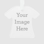 Créez votre ornement format T-shirt (acrylique)