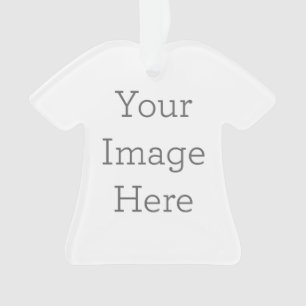 Créez votre ornement format T-shirt (acrylique)