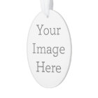 Créez votre  ornement ovale en acrylique