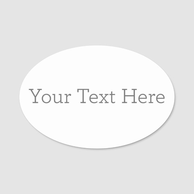 Porte-nom classique (Devant)