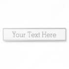 Créez votre  porte-nom