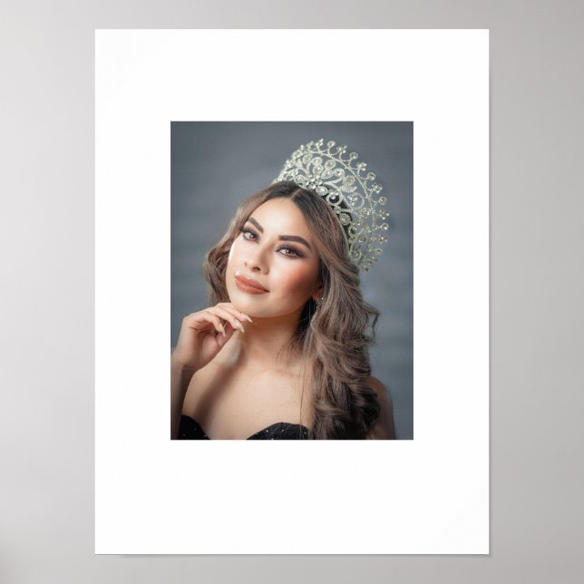 Créez votre portrait 16" x 12", Poster de valeur (Devant)