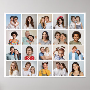 Créez votre propre 20 photo Collage Poster