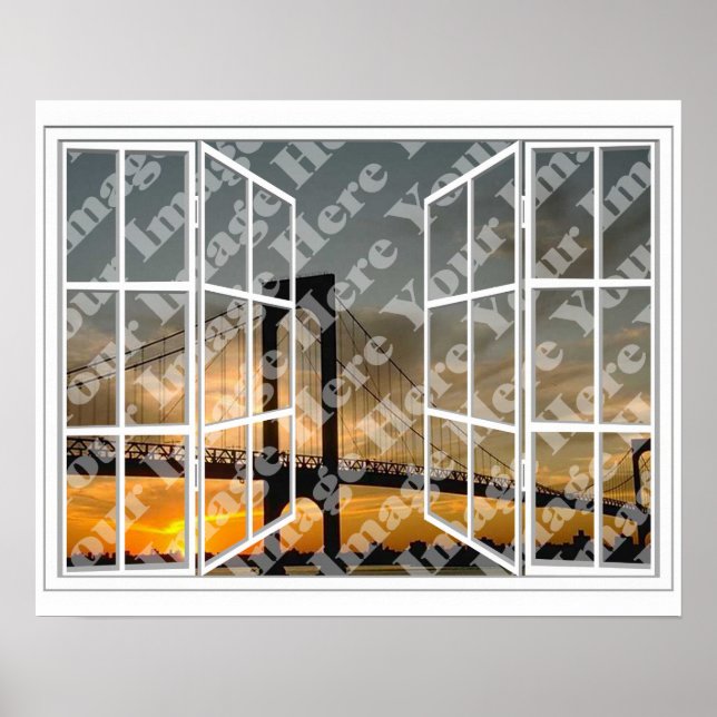 Créez votre propre affiche blanche 24 Volet Ouvrir (Devant)