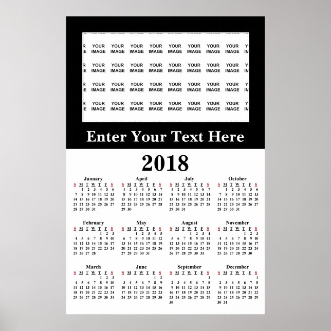 Créez votre propre affiche Calendrier personnalisé (Devant)