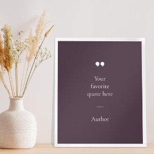 Créez votre propre affiche de citation